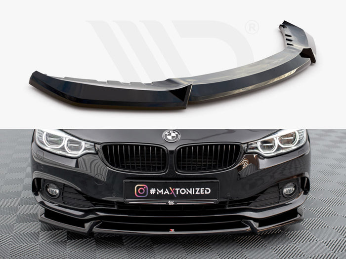 BMW 4 Coupe / Gran Coupe / Cabrio F32 / F36 / F33 Front Splitter V.2 - Maxton Design