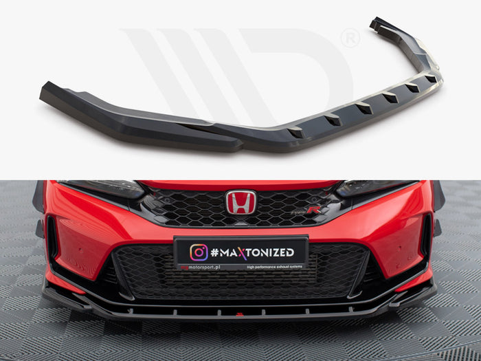 Honda Civic Type-R Mk 11 Front Splitter V.3 - Maxton Design