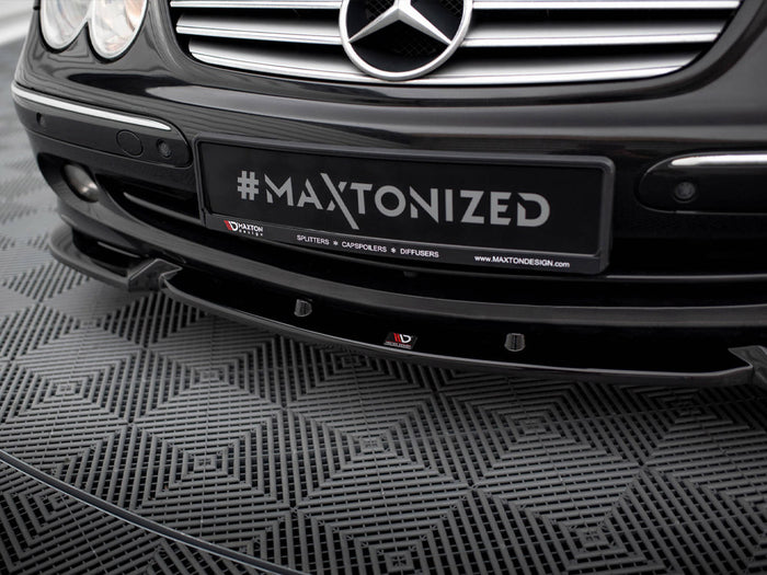 Mercedes CLK W209 Front Splitter V.2 - Maxton Design