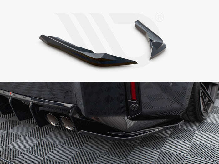 BMW M2 G87 Rear Side Splitters V.3 (For rear valance v.1) - Maxton Design