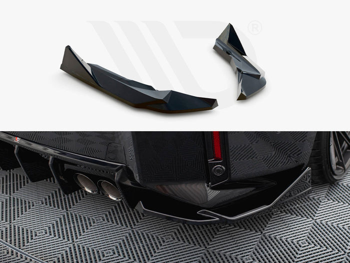 BMW M2 G87 Rear Side Splitters V.4 (For rear valance v.1) - Maxton Design