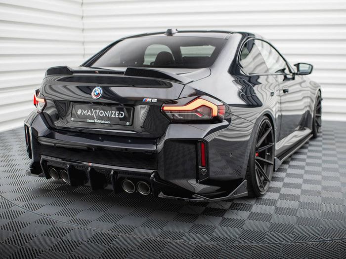 BMW M2 G87 Rear Side Splitters V.4 (For rear valance v.1) - Maxton Design