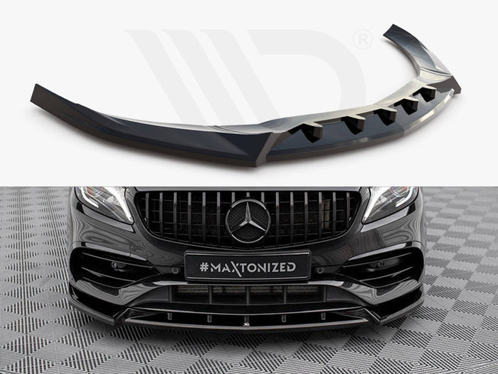Front Splitter V.2 Mercedes-Benz A AMG-Line W176 Facelift - Maxton Design