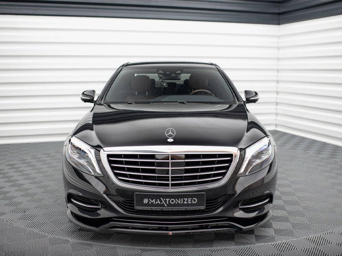 Front Splitter V.2 Mercedes-Benz S W222 - Maxton Design