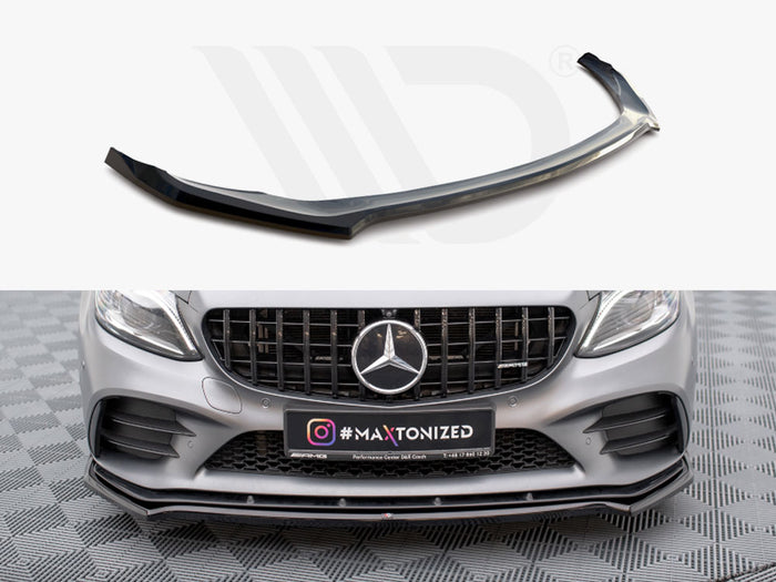 Mercedes-AMG C43 Coupe / Sedan / Estate C205 / W205 / S205 Facelift Front Splitter V.1 - Maxton Design