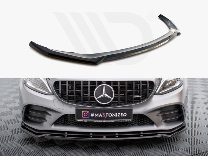 Mercedes-AMG C43 Coupe / Sedan / Estate C205 / W205 / S205 Facelift Front Splitter V.2 - Maxton Design
