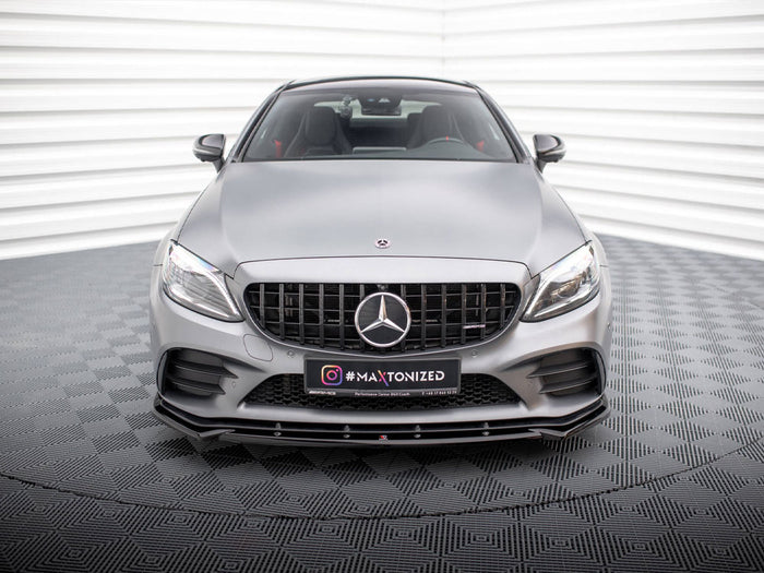 Mercedes-AMG C43 Coupe / Sedan / Estate C205 / W205 / S205 Facelift Front Splitter V.2 - Maxton Design