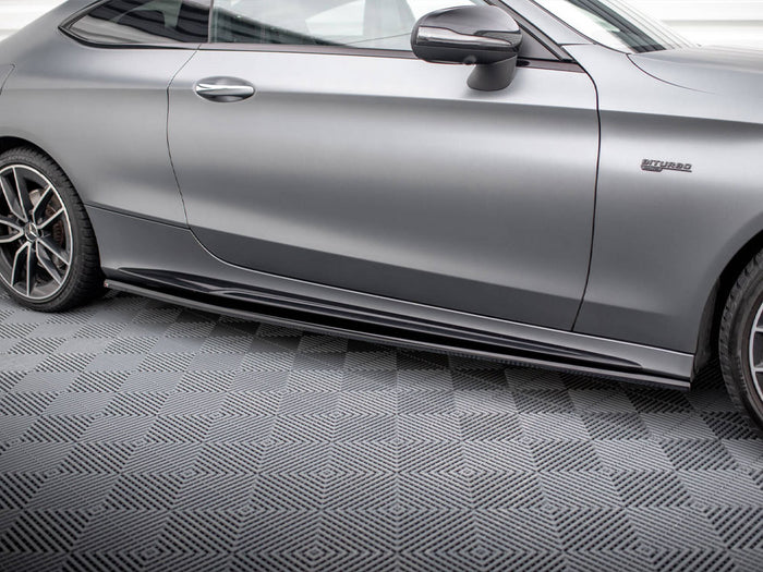 Mercedes-AMG C43 Coupe C205 Facelift Side Skirts Diffusers - Maxton Design