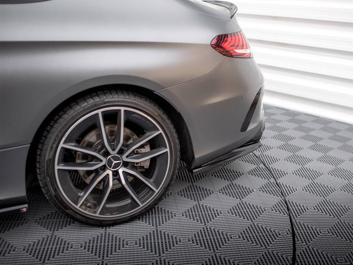 Mercedes-AMG C43 Coupe C205 Facelift Rear Splitter (Vertical Bars) - Maxton Design