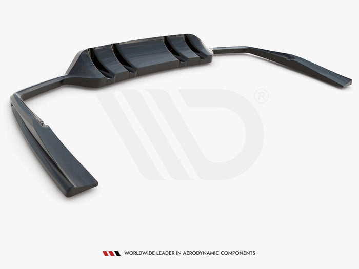 Mercedes-AMG C43 Coupe C205 Facelift Rear Splitter (Vertical Bars) - Maxton Design