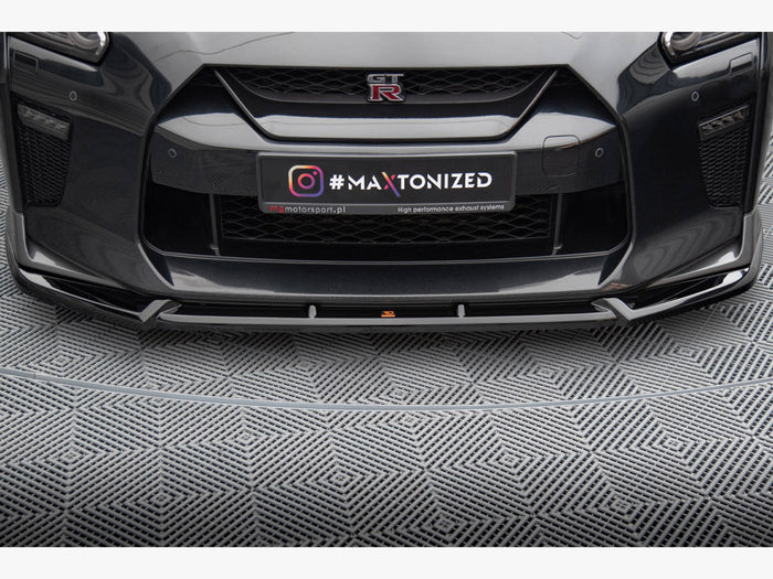 Nissan GTR R35 2nd Facelift Front Splitter V.2 - Maxton Design