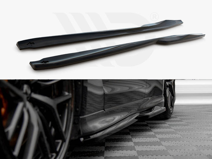 Nissan GTR R35 2nd Facelift Side Skirts Diffusers - Maxton Design