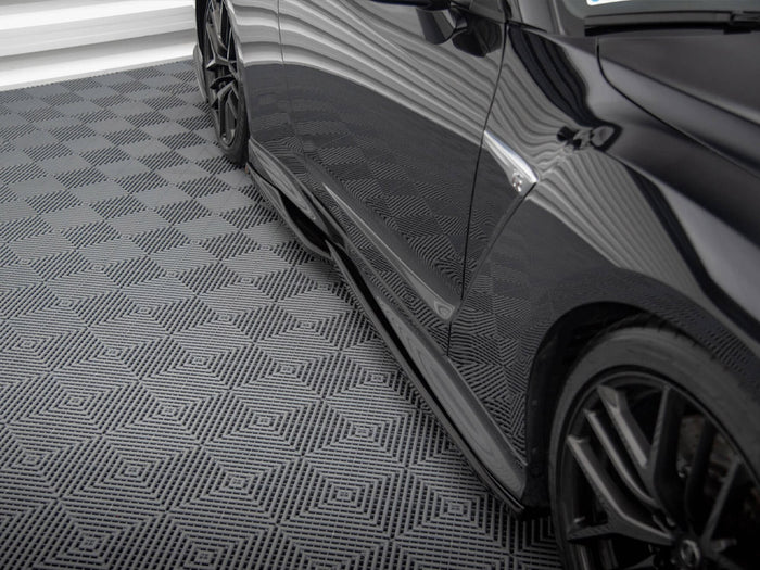 Nissan GTR R35 2nd Facelift Side Skirts Diffusers - Maxton Design