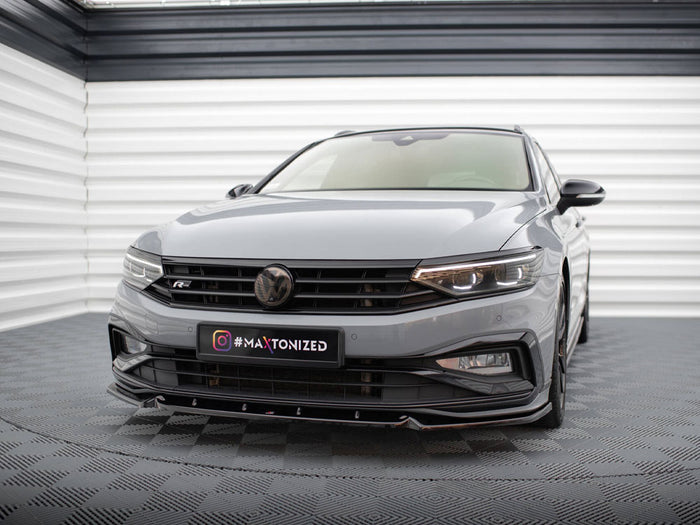 Volkswagen Passat R-Line B8 Facelift Front Splitter V.1 - Maxton Design