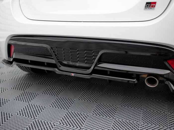 Toyota Yaris GR Sport Mk4 Rear Splitter (Vertical Bars) - Maxton Design
