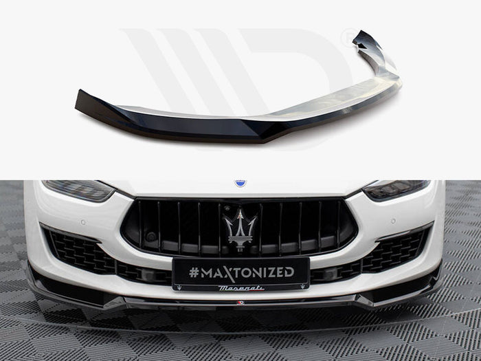 Maserati Ghibli Mk3 Facelift Front Splitter V.1 - Maxton Design