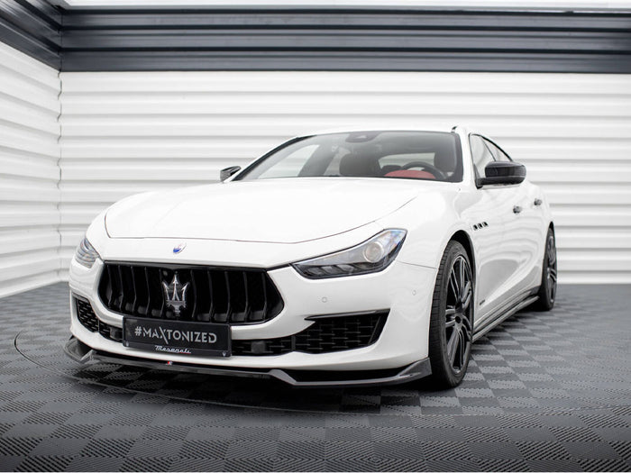 Maserati Ghibli Mk3 Facelift Front Splitter V.1 - Maxton Design