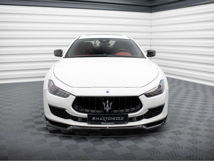 Maserati Ghibli Mk3 Facelift Front Splitter V.1 - Maxton Design