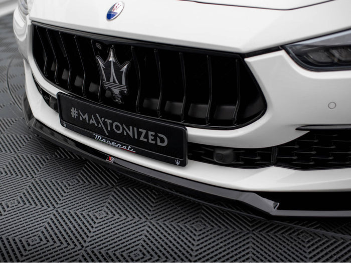 Maserati Ghibli Mk3 Facelift Front Splitter V.1 - Maxton Design