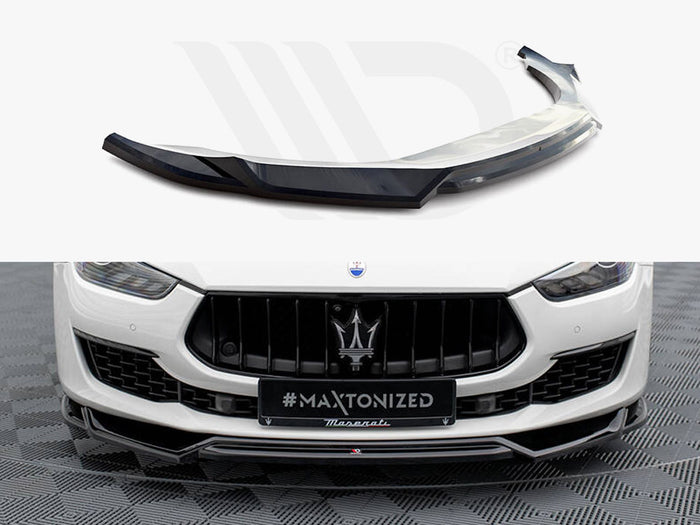 Maserati Ghibli Mk3 Facelift Front Splitter V.2 - Maxton Design