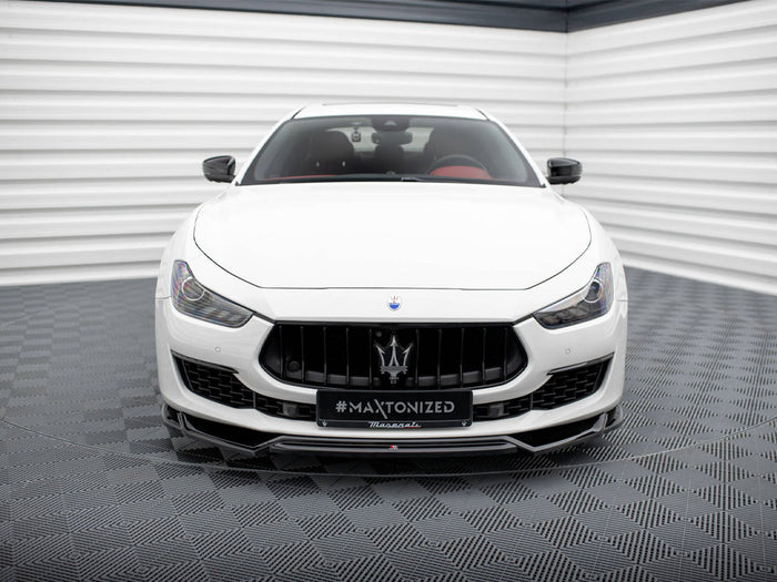 Maserati Ghibli Mk3 Facelift Front Splitter V.2 - Maxton Design