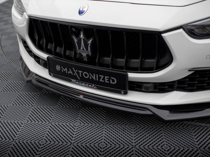Maserati Ghibli Mk3 Facelift Front Splitter V.2 - Maxton Design