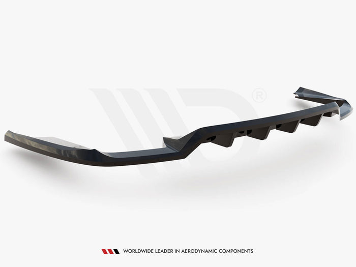 Maserati Ghibli Mk3 Facelift Rear Splitter (Vertical Bars) - Maxton Design