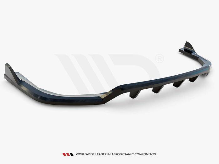 BMW X5 M-Sport G05 Central Rear Splitter (Vertical Bars) - Maxton Design