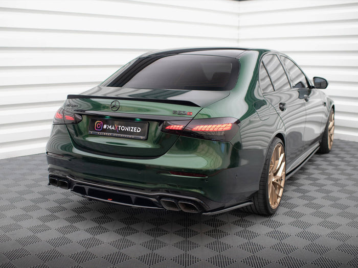 Mercedes-AMG E63 W213 Facelift Central Rear Splitter (Vertical Bars) - Maxton Design