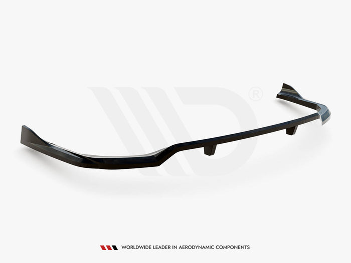 BMW X7 M-Pack G07 Facelift Central Rear Splitter (Vertical Bars) - Maxton Design