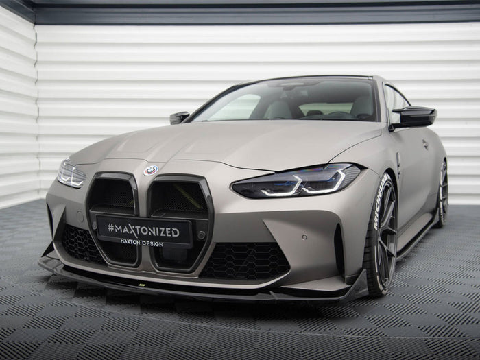 BMW M4 G82 / M3 G80 Front Splitter V.4 CSL Look - Maxton Design
