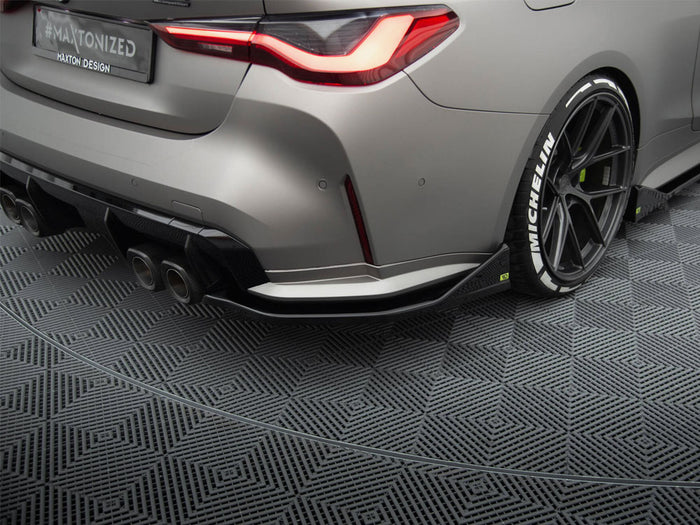 BMW M4 G82 Rear Side Splitters V.3 CSL Look - Maxton Design