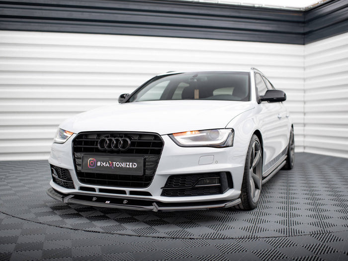 Audi A4 Competition B8 Facelift Front Splitter V.1 - Maxton Design