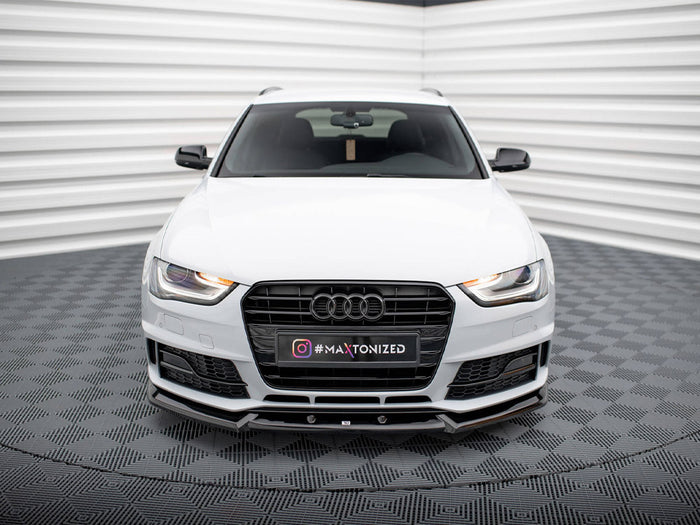 Audi A4 Competition B8 Facelift Front Splitter V.1 - Maxton Design