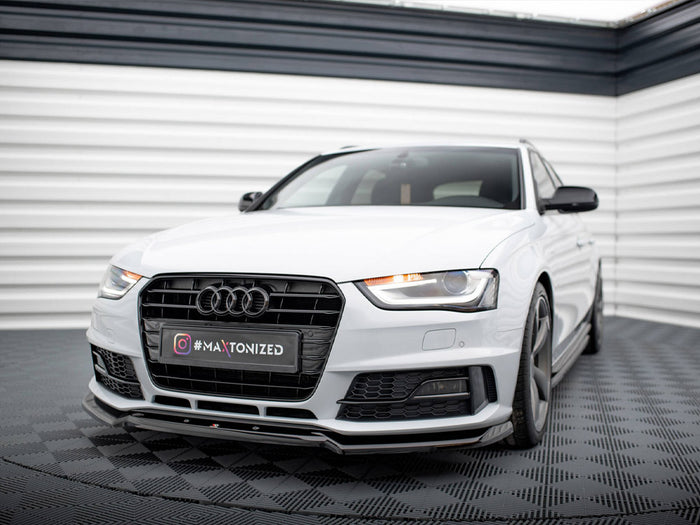 Audi A4 Competition B8 Facelift Front Splitter V.2 - Maxton Design