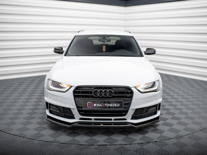 Audi A4 Competition B8 Facelift Front Splitter V.2 - Maxton Design