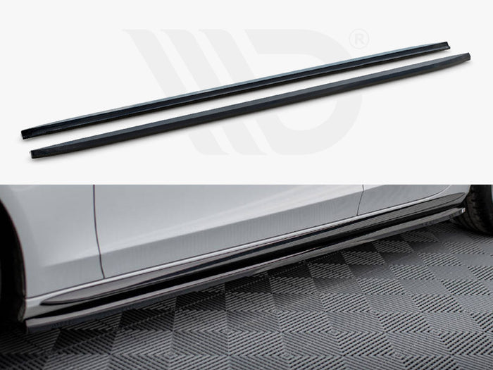 Audi A4 / A4 S-Line / S4 B8 Side Skirts Diffusers V.3 - Maxton Design