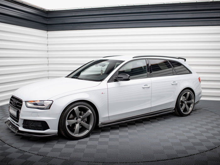 Audi A4 / A4 S-Line / S4 B8 Side Skirts Diffusers V.3 - Maxton Design