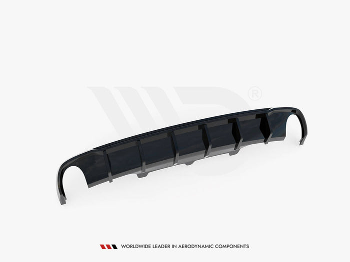 Audi A6 Avant C7 (Version with single exhausts on both sides) Rear Valance - Maxton Design