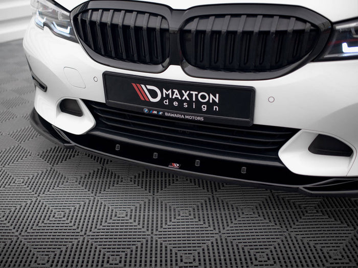 BMW 3 Sport Line G20 / G21 Front Splitter V.2 - Maxton Design