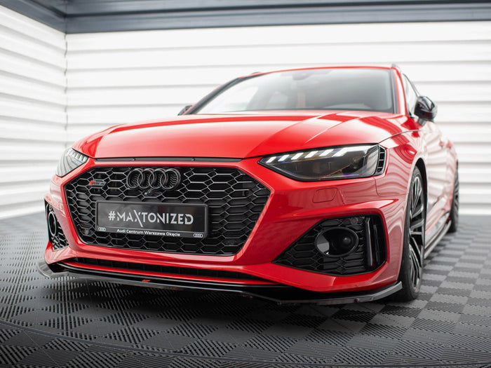 Audi RS4 B9 Facelift Front Splitter V.1 - Maxton Design
