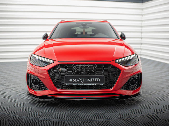 Audi RS4 B9 Facelift Front Splitter V.1 - Maxton Design