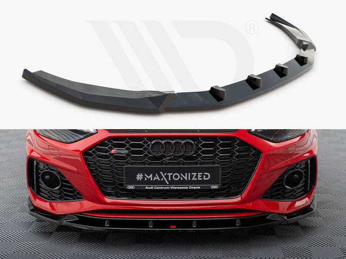 Audi RS4 B9 Facelift Front Splitter V.2 - Maxton Design