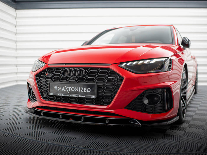 Audi RS4 B9 Facelift Front Splitter V.2 - Maxton Design