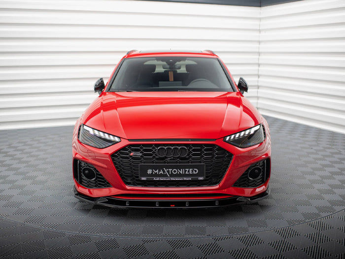 Audi RS4 B9 Facelift Front Splitter V.2 - Maxton Design