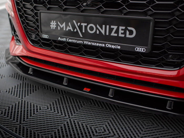 Audi RS4 B9 Facelift Front Splitter V.2 - Maxton Design