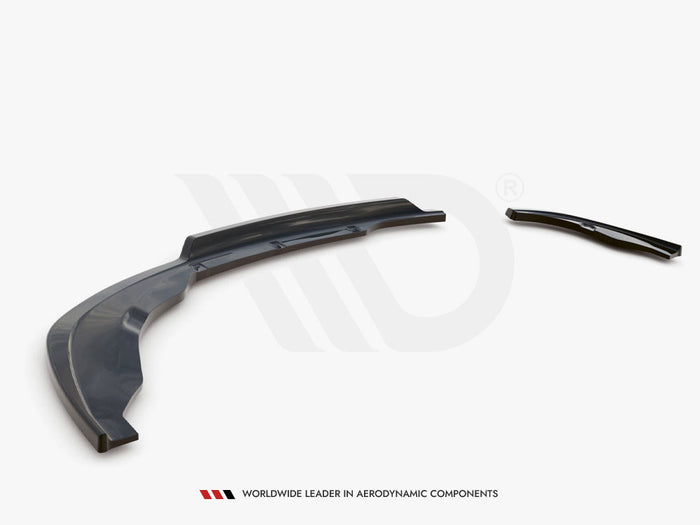 BMW 1 E81 Facelift Central Rear Splitter (Vertical Bars) - Maxton Design