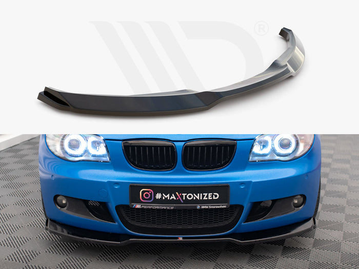 BMW 1 M-Pack E87 / E81 Facelift Front Splitter V.1 - Maxton Design