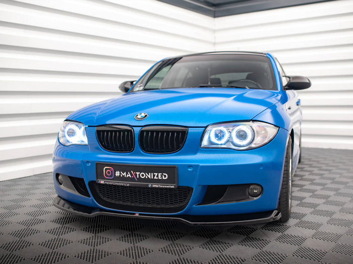BMW 1 M-Pack E87 / E81 Facelift Front Splitter V.1 - Maxton Design
