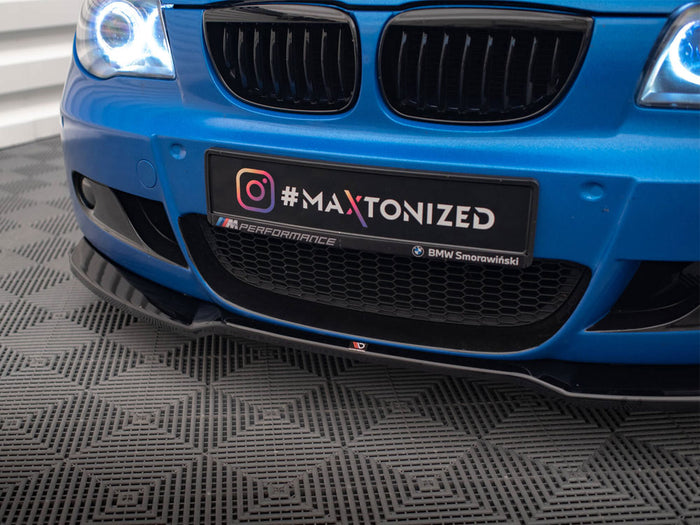 BMW 1 M-Pack E87 / E81 Facelift Front Splitter V.1 - Maxton Design
